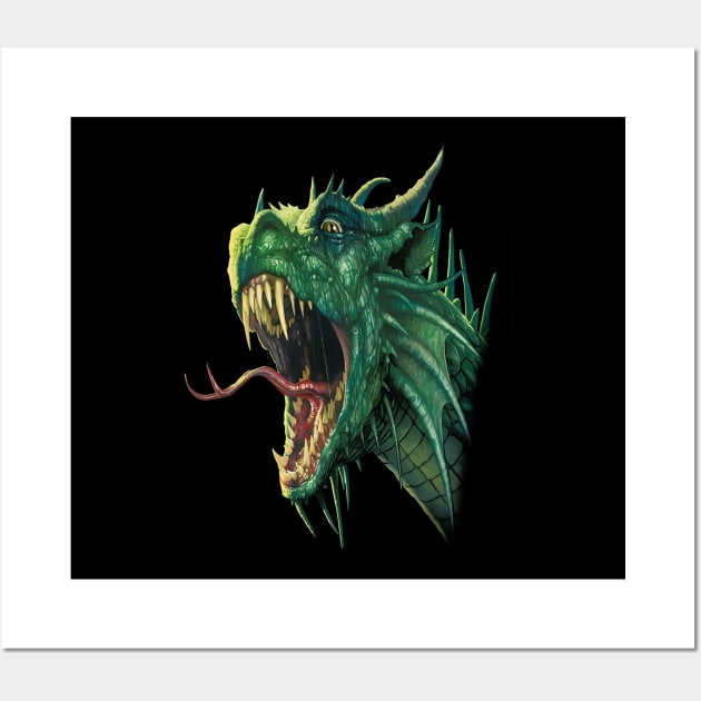 Jables Tencious D And The Pick Of Destiny Dragon Shirt Wall Art by Lennon Black